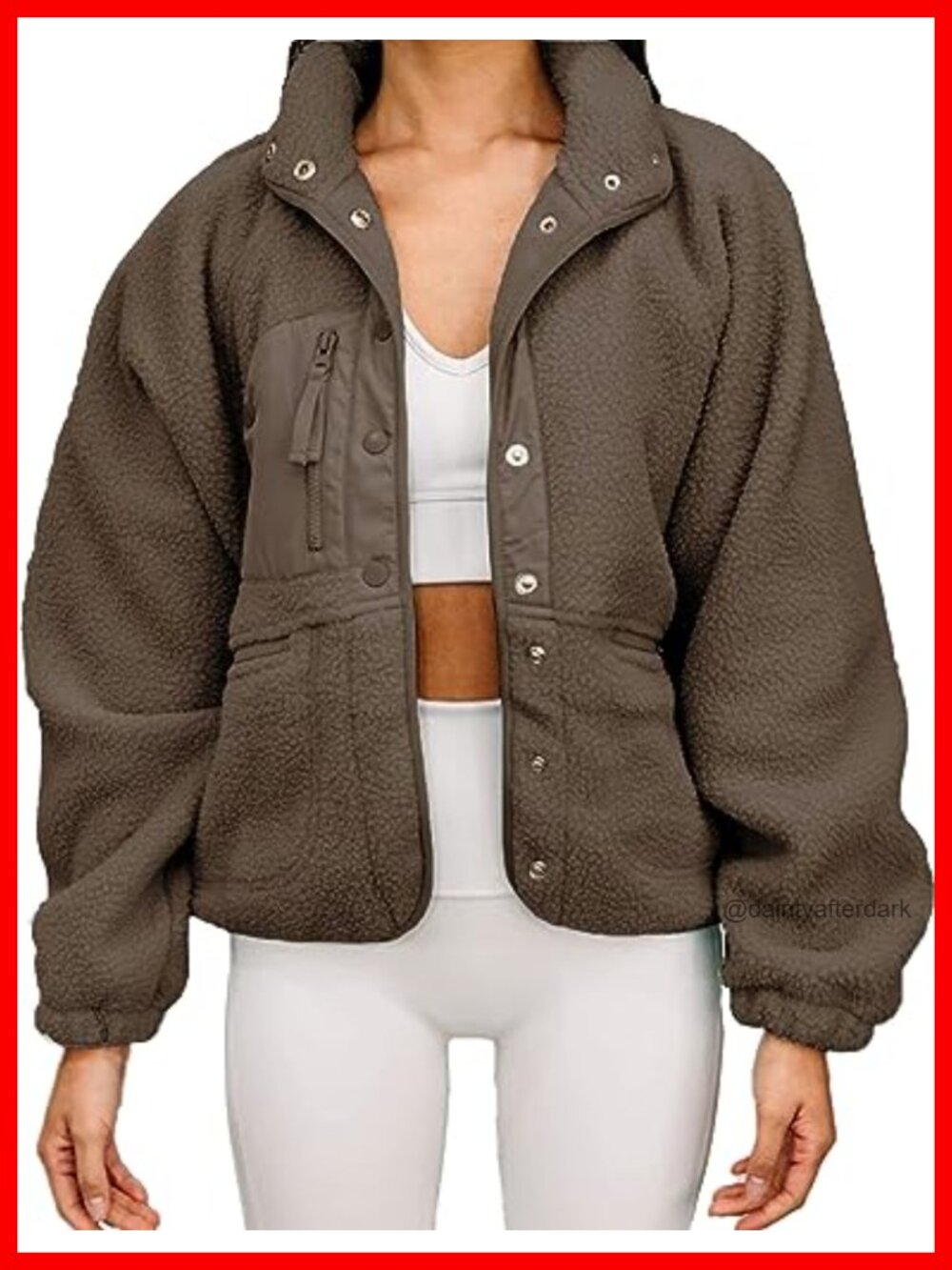 Faux Fur Fleece Teddy Jacket Oversized Boyfriend Winter Coat